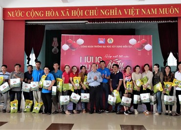 Công đoàn Trường Đại học Xây dựng Miền Tây tổ chức hoạt động mừng Đảng, mừng Xuân Ất Tỵ 2025