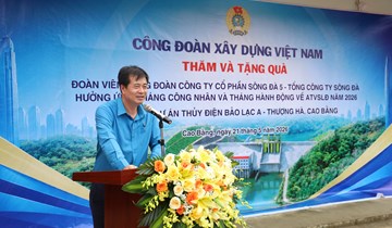 Chủ tịch Công đoàn Xây dựng Việt Nam Phạm Hoài Phương thăm hỏi đoàn viên, người lao động nhân dịp Tháng công nhân năm 2026