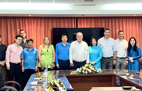 Công đoàn Xây dựng Việt Nam thăm và làm việc với Công đoàn Xây dựng, Gỗ và Mỏ Cộng hòa Síp PEO