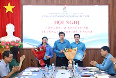 Công bố các quyết định về công tác tổ chức, cán bộ