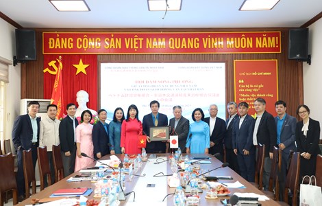 Hội đàm song phương giữa Công đoàn Xây dựng Việt Nam và Công đoàn Giao thông vận tải Nhật Bản