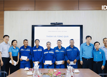 Công đoàn Xây dựng Việt Nam thăm, tặng quà đoàn viên, người lao động IDICO nhân dịp Tháng Công nhân năm 2025
