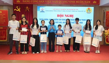 UDIC tuyên dương 95 học sinh giỏi và vượt khó