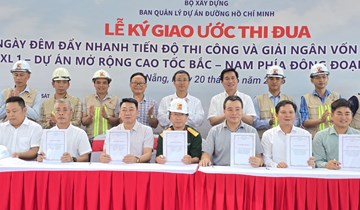 Tăng tốc thi công Dự án mở rộng cao tốc La Sơn - Hòa Liên: Cao điểm thi đua 90 ngày đêm