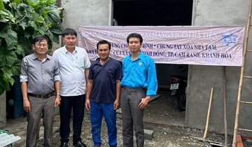 VICEM Hà Tiên đồng hành cùng người dân Cam Thịnh Đông xóa nhà tạm, nhà dột nát, lan tỏa tinh thần tương thân tương ái
