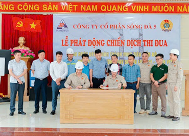Sông Đà 5 ra quân chiến dịch 50 ngày đêm tại công trường Đường dây 500kV Lào Cai - Vĩnh Yên