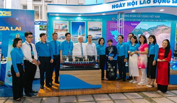 Công đoàn Xây dựng Việt Nam tại Triển lãm “Hành trình sáng tạo – Khát vọng vươn mình”: Khẳng định trí tuệ và bản lĩnh