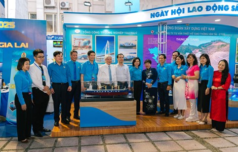 Công đoàn Xây dựng Việt Nam tại Triển lãm “Hành trình sáng tạo – Khát vọng vươn mình”: Khẳng định trí tuệ và bản lĩnh