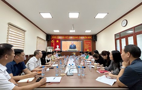 Đảng bộ Cơ quan CĐXDVN tham dự Hội nghị toàn quốc quán triệt, triển khai thực hiện 04 Nghị quyết của Bộ Chính trị