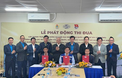 Tổng công ty VINACONEX phát động phong trào thi đua tại Dự án Bệnh viện Quốc tế AEGIS