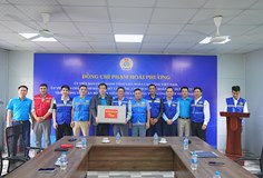 Chủ tịch Công đoàn Xây dựng Việt Nam thăm, động viên người lao động Vinaconex thi công Dự án đường Vành đai 4 - Vùng Thủ đô