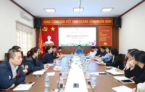 Hội nghị giao ban Cơ quan Công đoàn Xây dựng Việt Nam tháng 3/2026