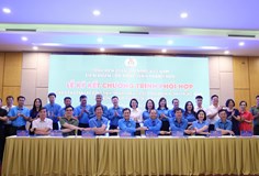 Công đoàn Xây dựng Việt Nam ký kết chương trình phối hợp công tác với Liên đoàn Lao động tỉnh Thanh Hóa