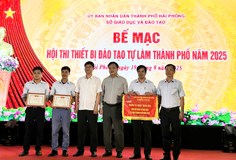 Trường Cao đẳng Cơ giới Xây dựng đạt thành tích cao tại Hội thi thiết bị đào tạo tự làm thành phố Hải Phòng năm 2025