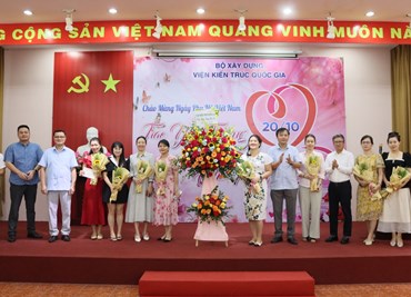 Công đoàn Viện Kiến trúc Quốc gia tổ chức lễ kỷ niệm 20/10 - Tôn vinh nữ cán bộ và khẳng định vai trò trong sự nghiệp kiến trúc xây dựng